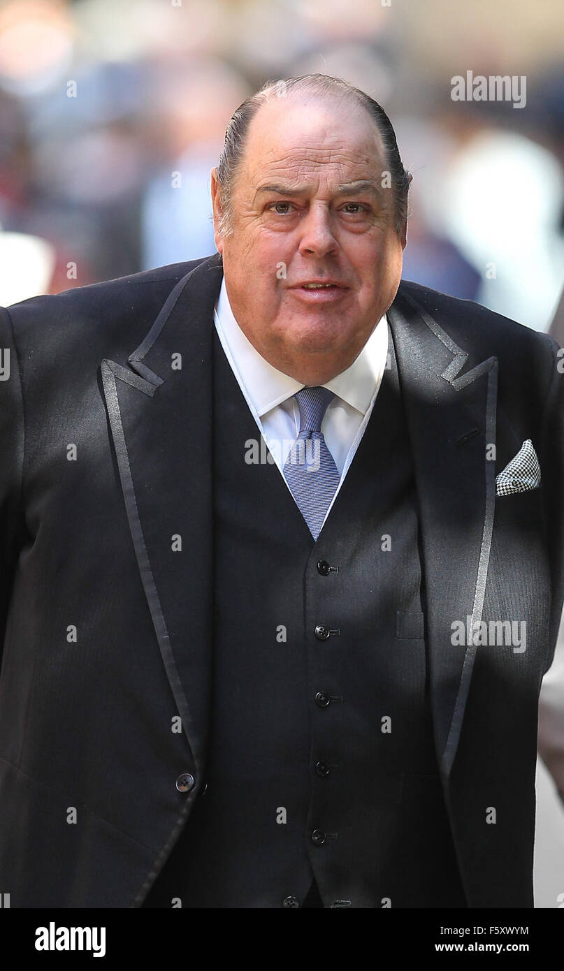 Prince Charles besucht einen Empfang anlässlich des 75. Jahrestages der der Luftschlacht um England in der Kirche Haus Featuring: Sir Nicholas Soames Where: London, Vereinigtes Königreich bei: 20. Sep 2015 Stockfoto