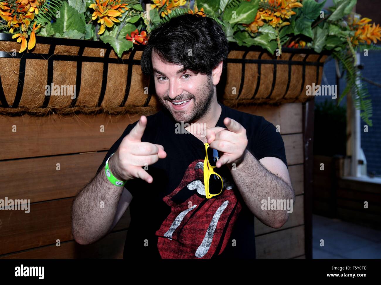 Actors' Equity Toast die Saison 2015-2016 Broadway mit einer cocktail-Party im Sanctuary Hotel.  Mitwirkende: Alex Brightman Where: New York City, New York, Vereinigte Staaten, wann: 20. Sep 2015 Stockfoto