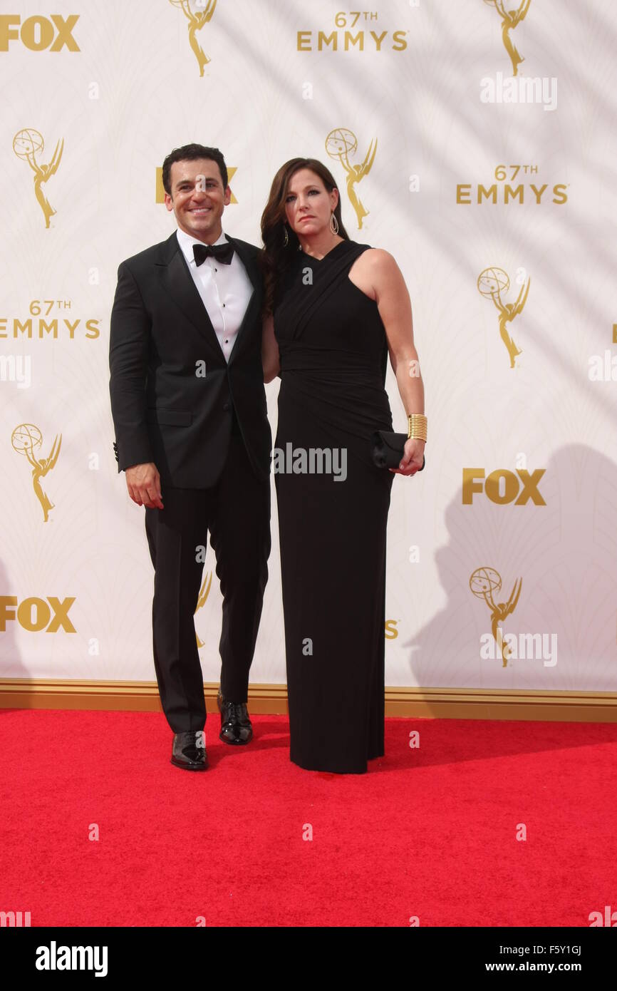 67. Primetime Emmy Awards Ankünfte mit: Fred Savage wo: Los Angeles, California, Vereinigte Staaten von Amerika bei: 21 Sep 2015 Stockfoto