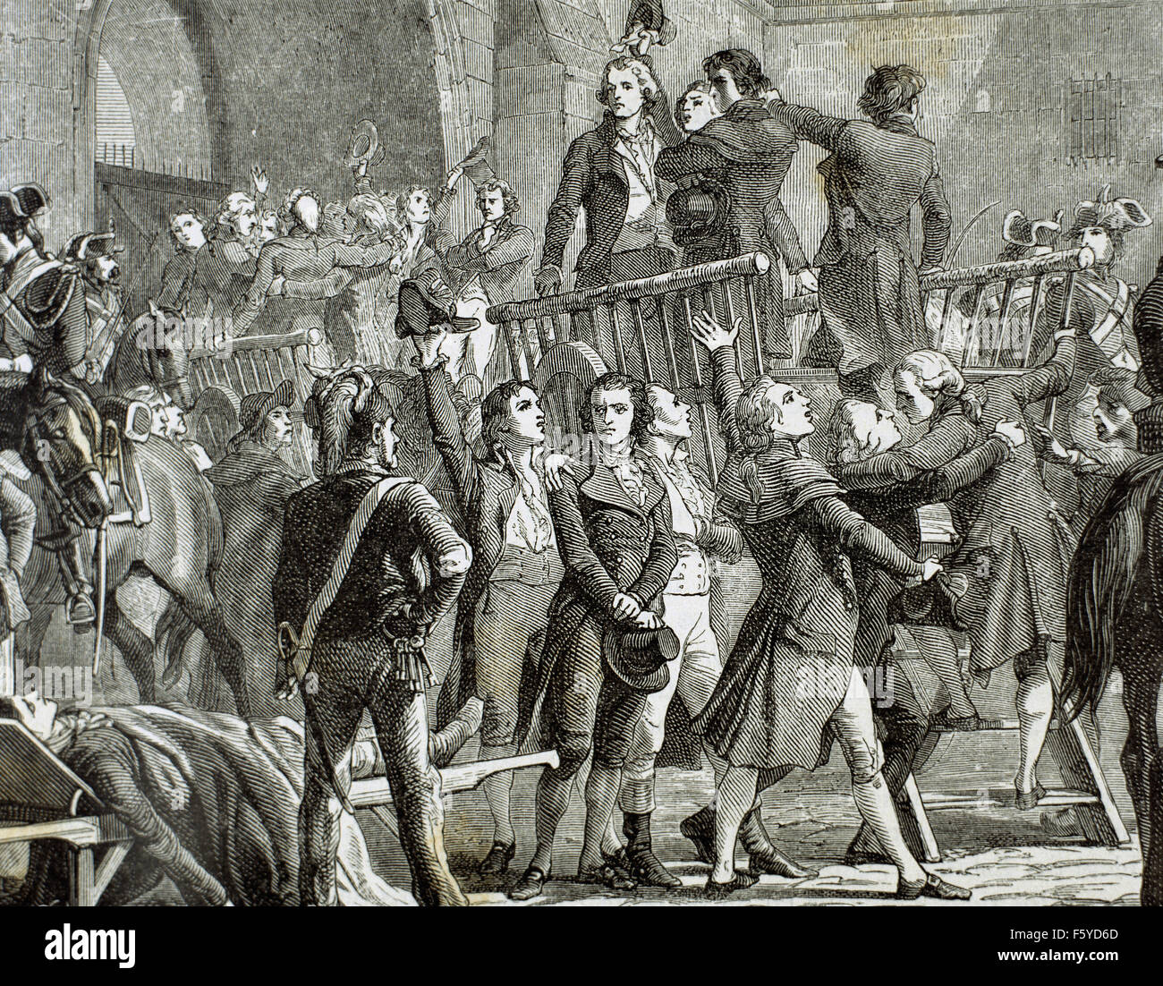 French Revolution 1789 Engraving Stockfotos und bilder Kaufen Alamy