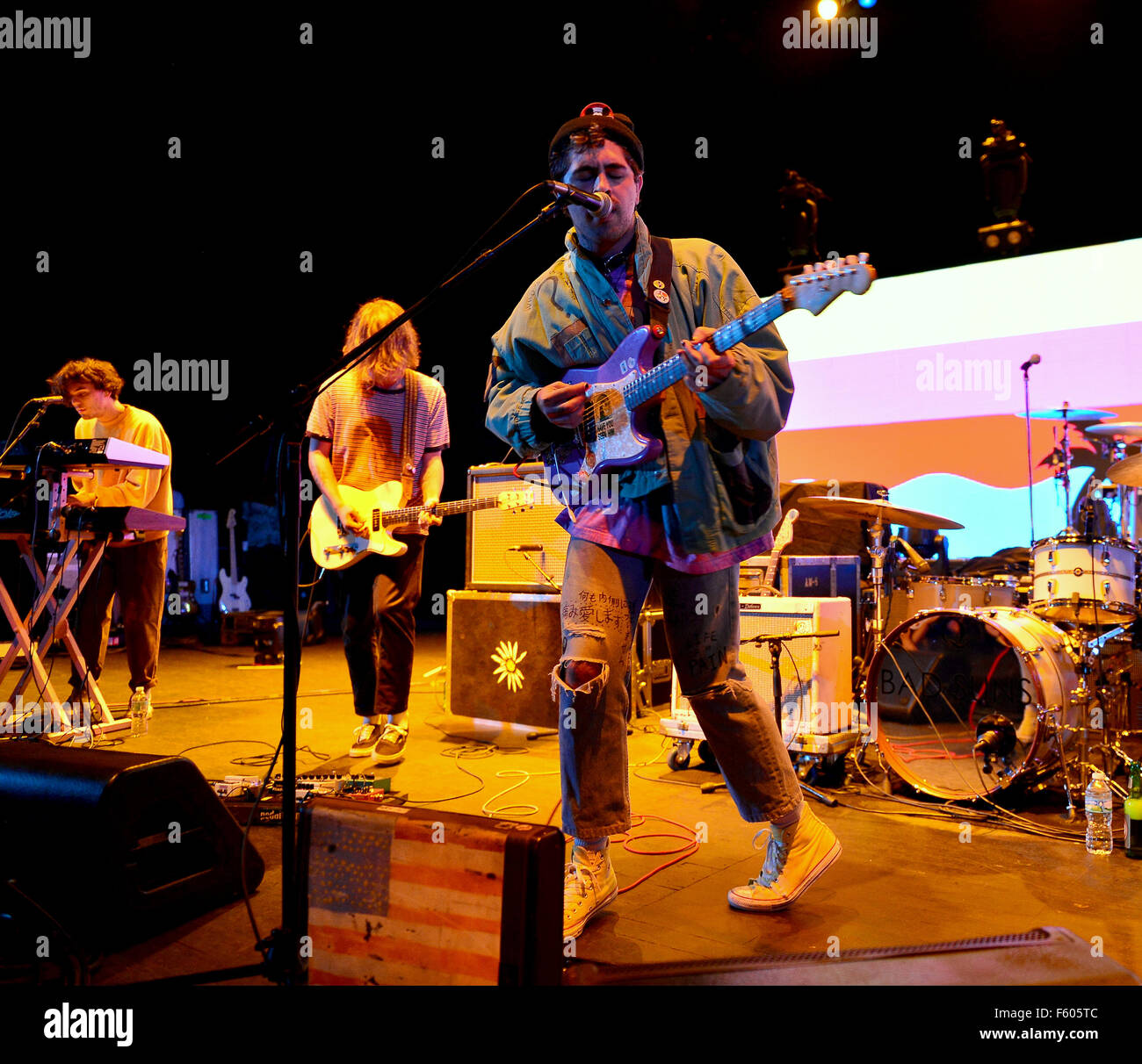 California Band Honig die live auf der Bühne at The Fillmore Miami Beach bei Jackie Gleason Theater Featuring: Honig-wo: Miami Beach, Florida, USA bei: 23 Sep 2015 Stockfoto