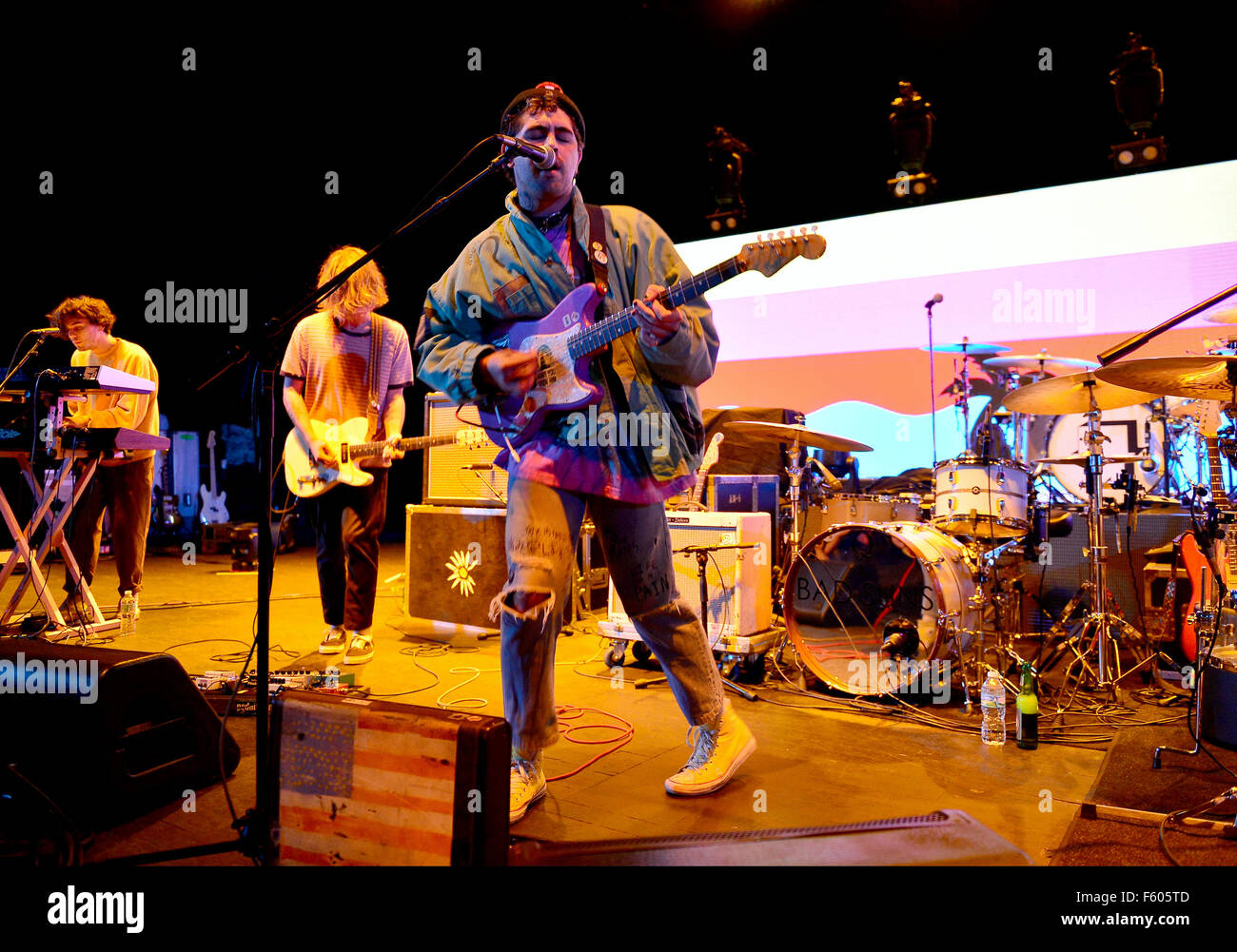 California Band Honig die live auf der Bühne at The Fillmore Miami Beach bei Jackie Gleason Theater Featuring: Honig-wo: Miami Beach, Florida, USA bei: 23 Sep 2015 Stockfoto