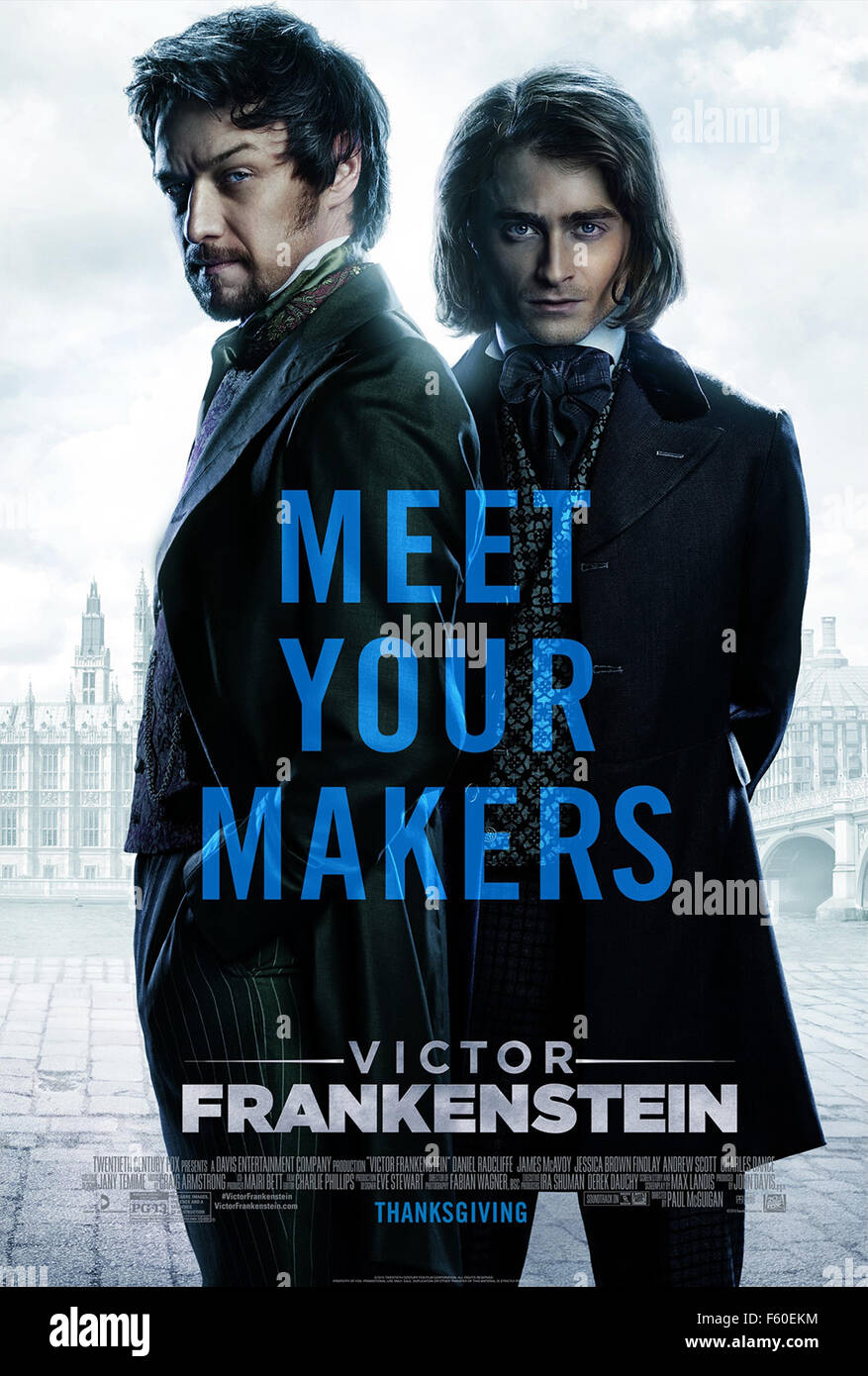 VICTOR FRANKENSTEIN (2015) JAMES MACAVOY, DANIEL RADCLIFFE PAUL MCGUIGAN (DIR) MOVIESTORE SAMMLUNG LTD Stockfoto