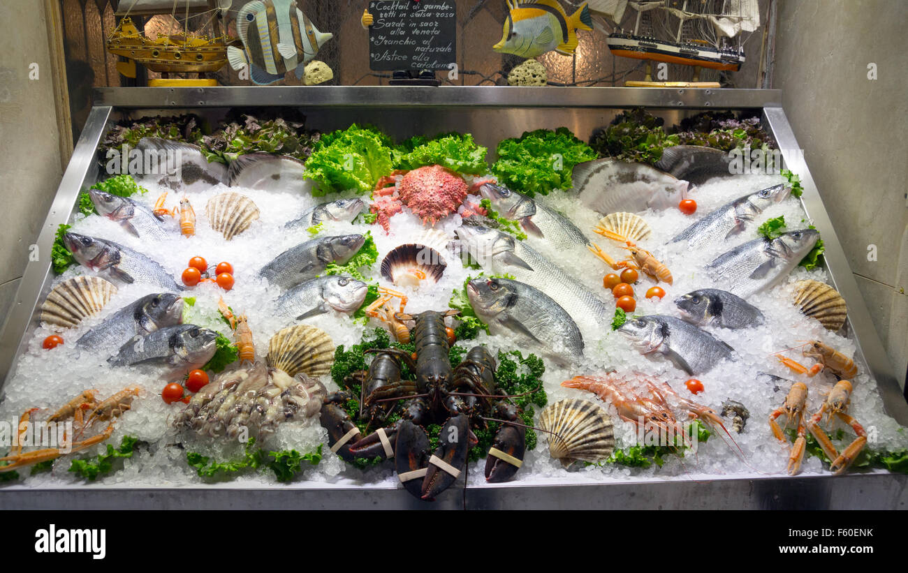 Meeresfrüchte-restaurant Stockfoto