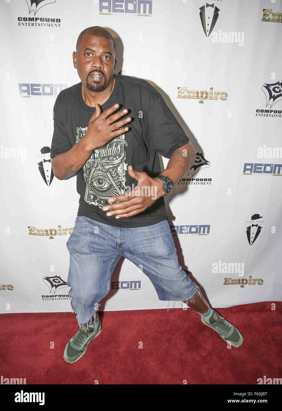 Sixx John & Ne-Yo Empire Premiere Party veranstaltet Columbus Short mit: Slink Johnson, Gerald Johnson wo: Los Angeles, California, Vereinigte Staaten von Amerika als: 24 Sep 2015 Stockfoto