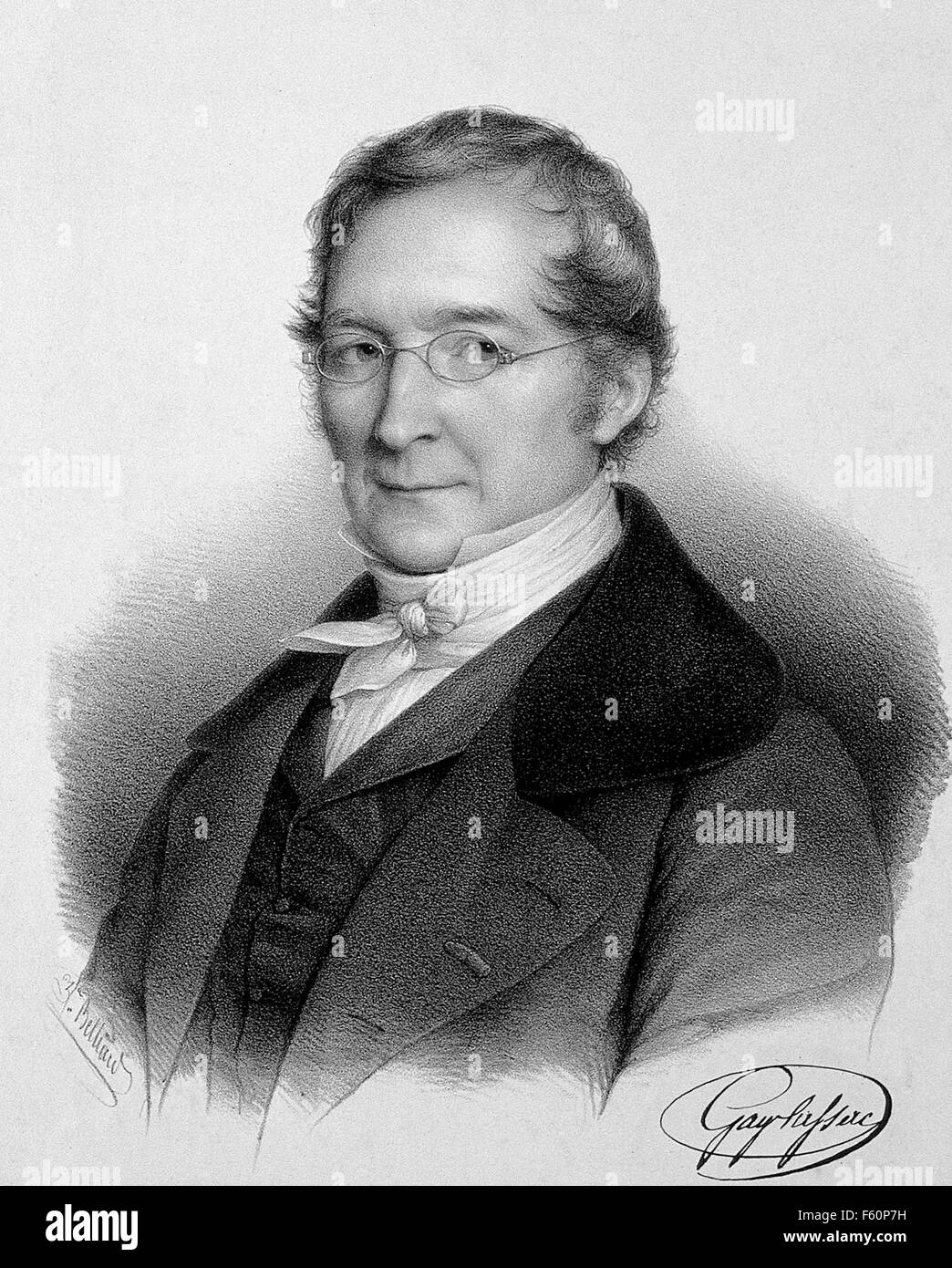 JOSEPH GAY-LUSSAC (1778 – 1850), französischer Physiker und Chemiker um 1830 Stockfoto