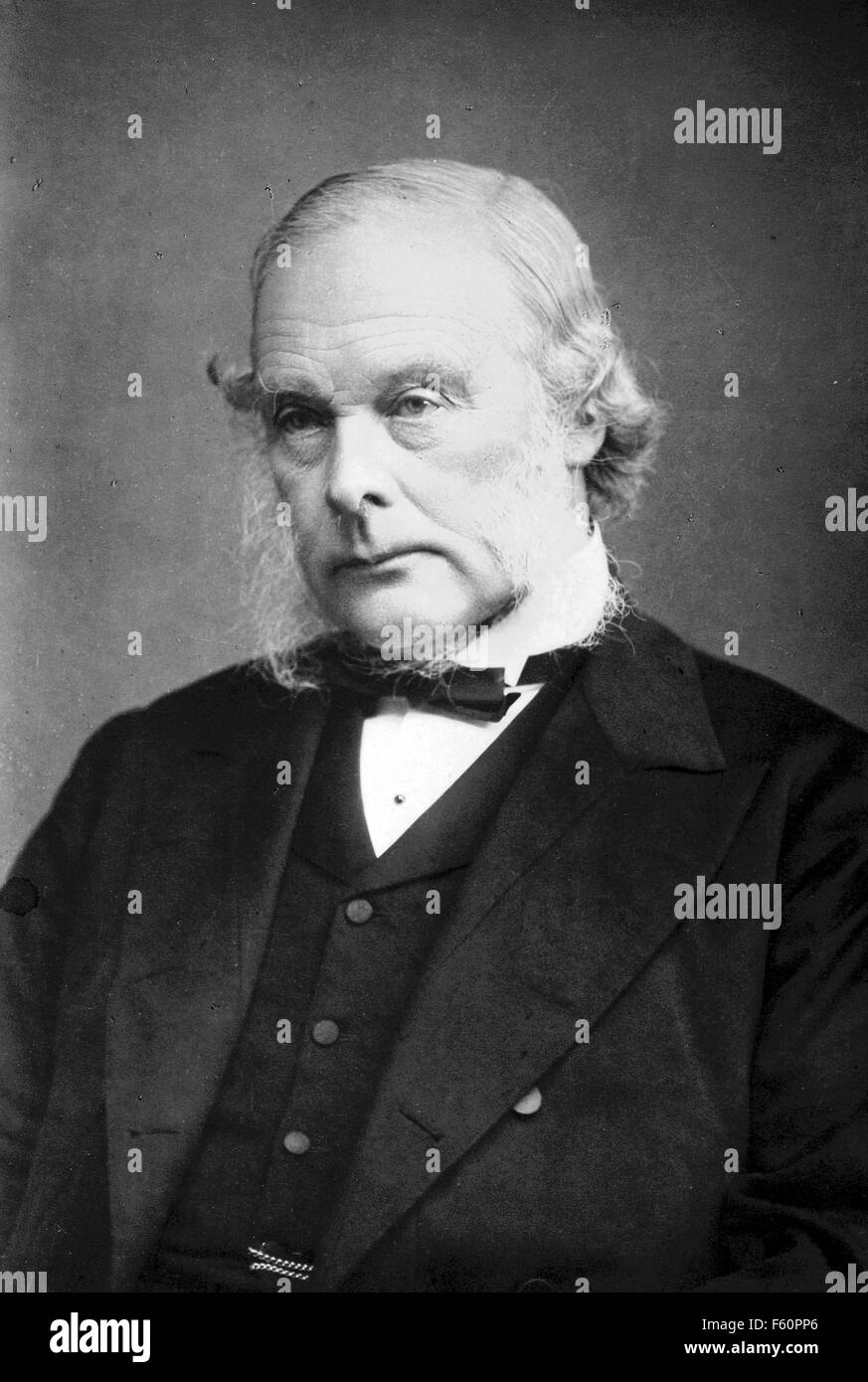 JOSEPH LISTER (1827-1912) englischer Arzt, der antiseptischen Chirurgie Pionierarbeit geleistet. Foto: Elliott & Fry 1902 Stockfoto