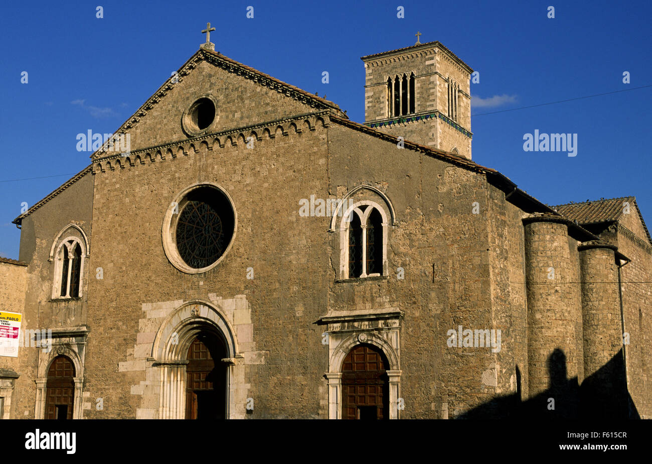 Italien, Umbrien, Terni, Kirche San Francesco Stockfoto