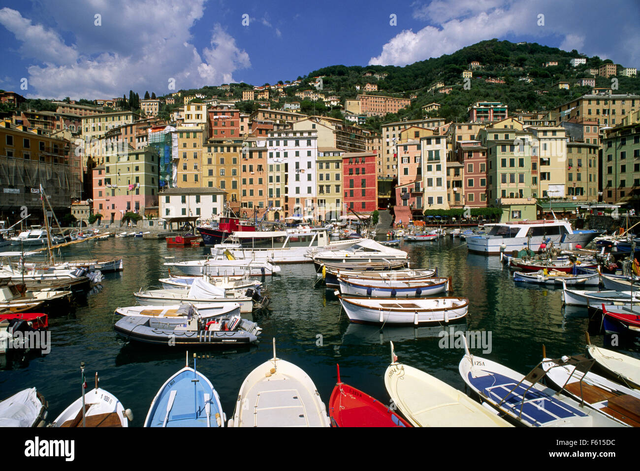 Italien, Ligurien, Riviera di Levante, Camogli Stockfoto