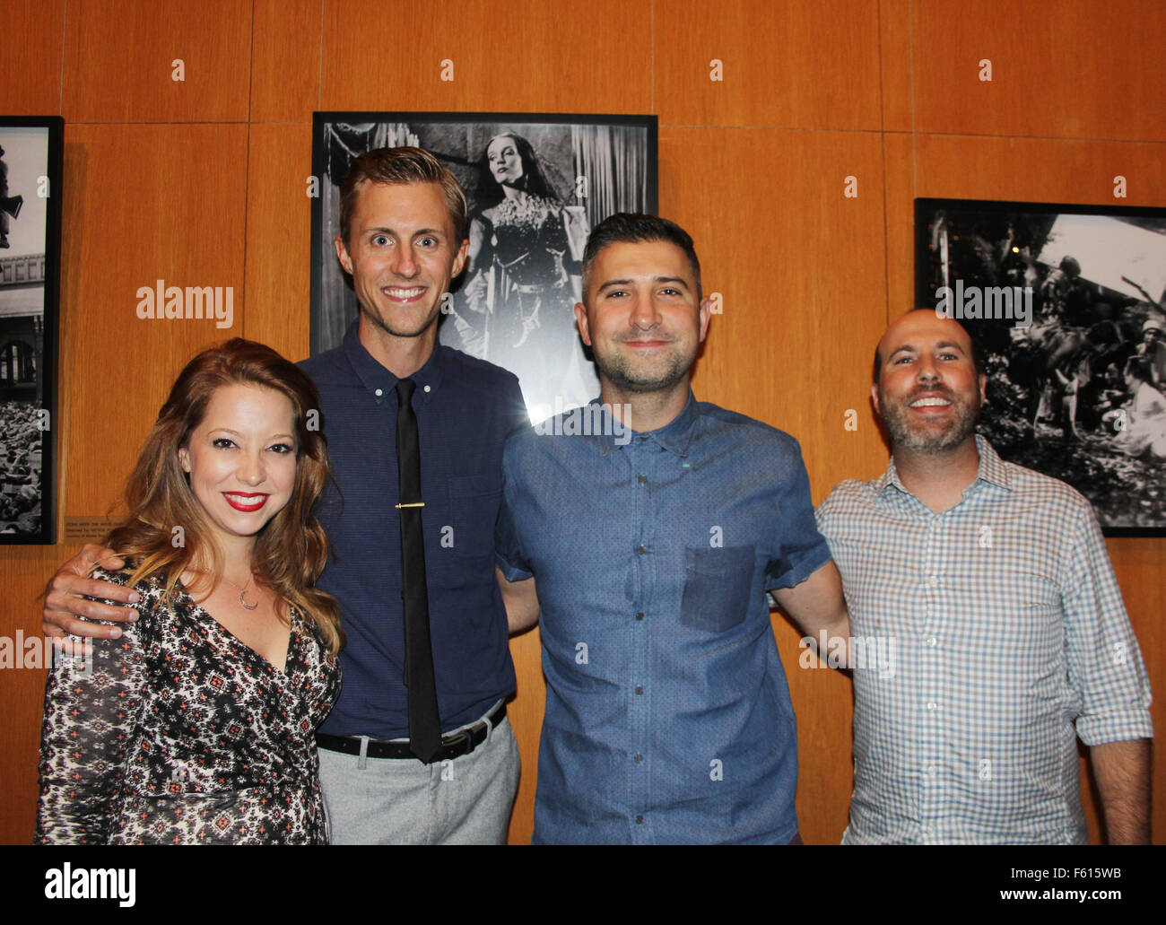 2015 emerging Kameramann Auszeichnungen mit: Amanda Lenker Doyle, Devin Doyle, Jordan Blum, Justin Wagman Where: Los Angeles, California, Vereinigte Staaten von Amerika bei: 27 Sep 2015 Stockfoto