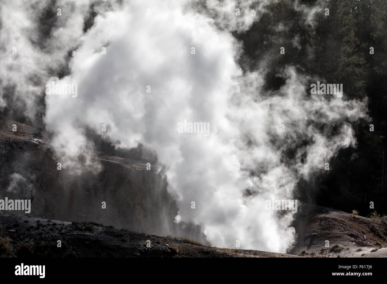 Dampfventil schwarz Growler Stockfoto