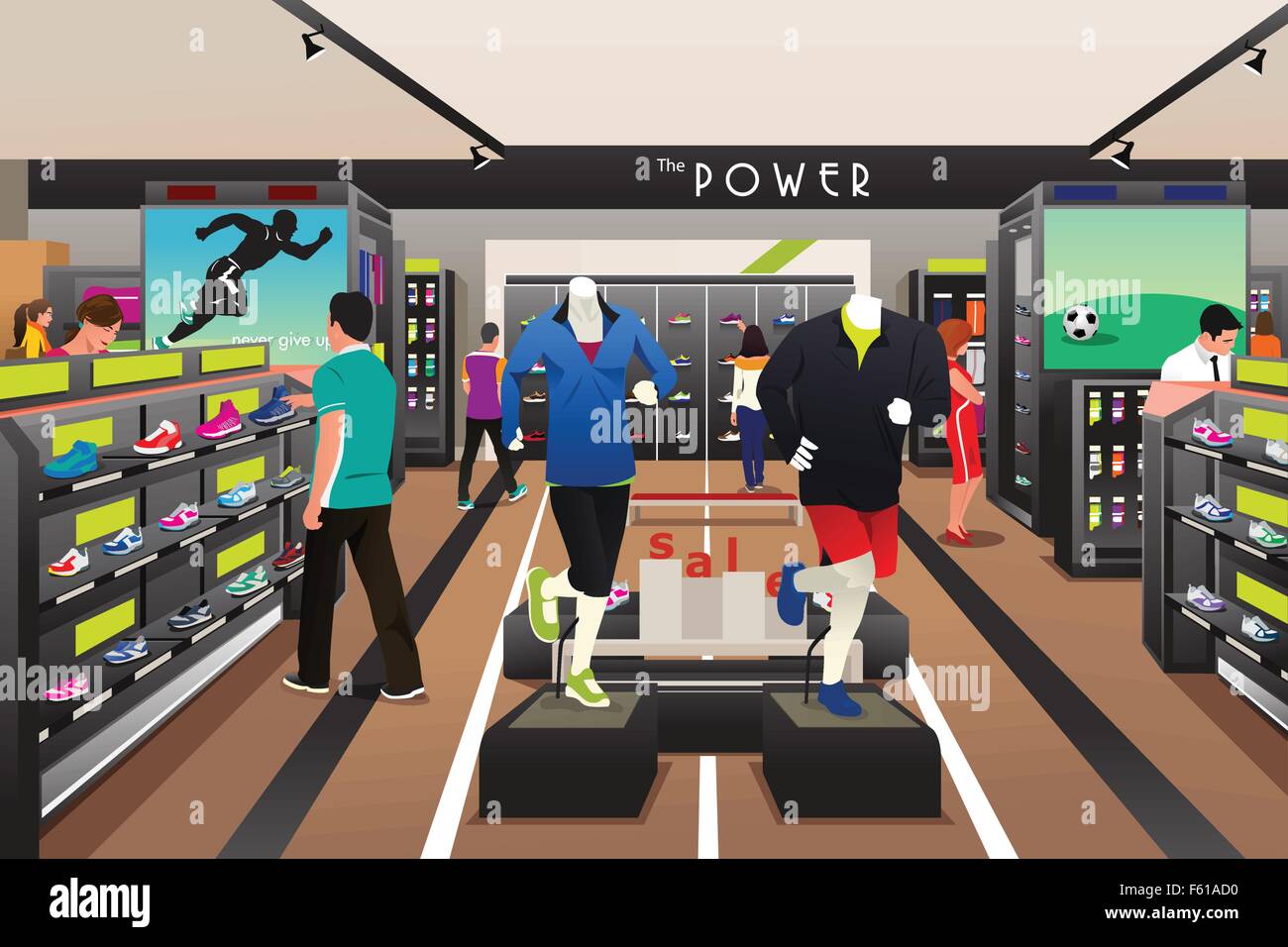 eine-vektor-illustration-von-menschen-shopping-f-r-schuhe-in-einem