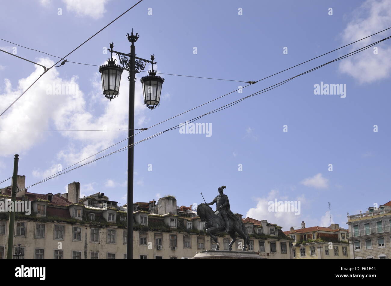historische Häuser von Lissabon portugal Stockfoto
