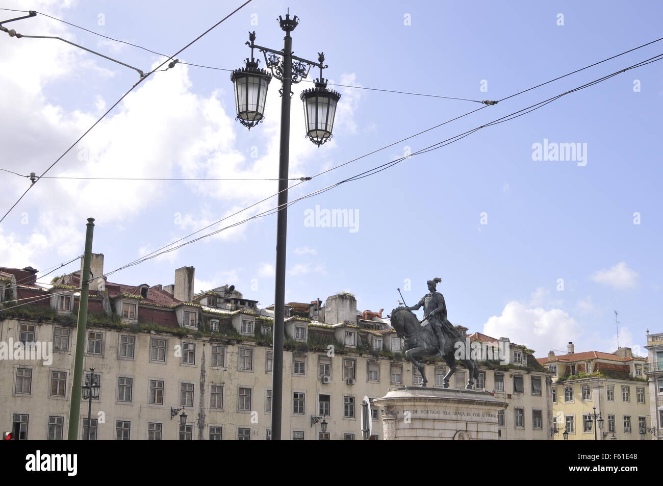 historische Häuser von Lissabon portugal Stockfoto