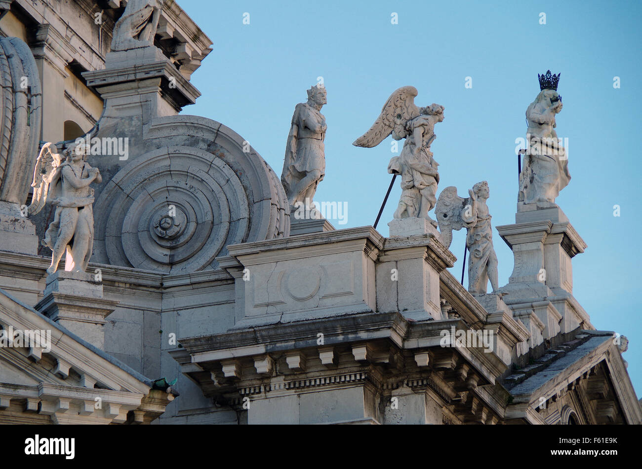 Venedig, Italien, Kirche Santa Maria della Salute Stockfoto