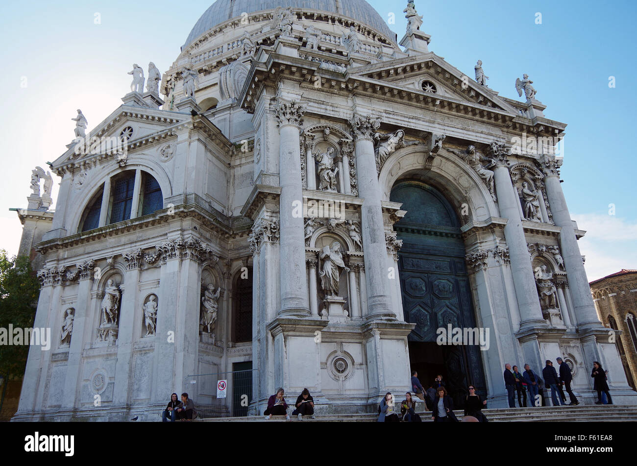 Venedig, Italien, Kirche Santa Maria della Salute Stockfoto