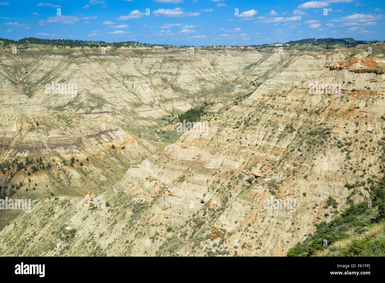 Badlands in der oberen Missouri River Breaks National Monument in der Nähe von Winifred, montana Stockfoto