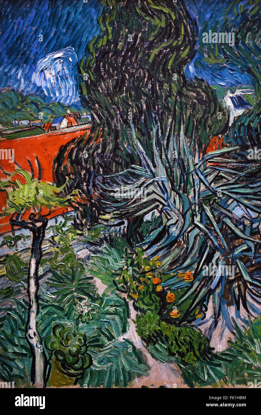 Vincent Van Gogh 1853-1890 niederländischen Niederlande 1890 Dr.Gachet Garten in Auvers-Sur-Oise Stockfoto