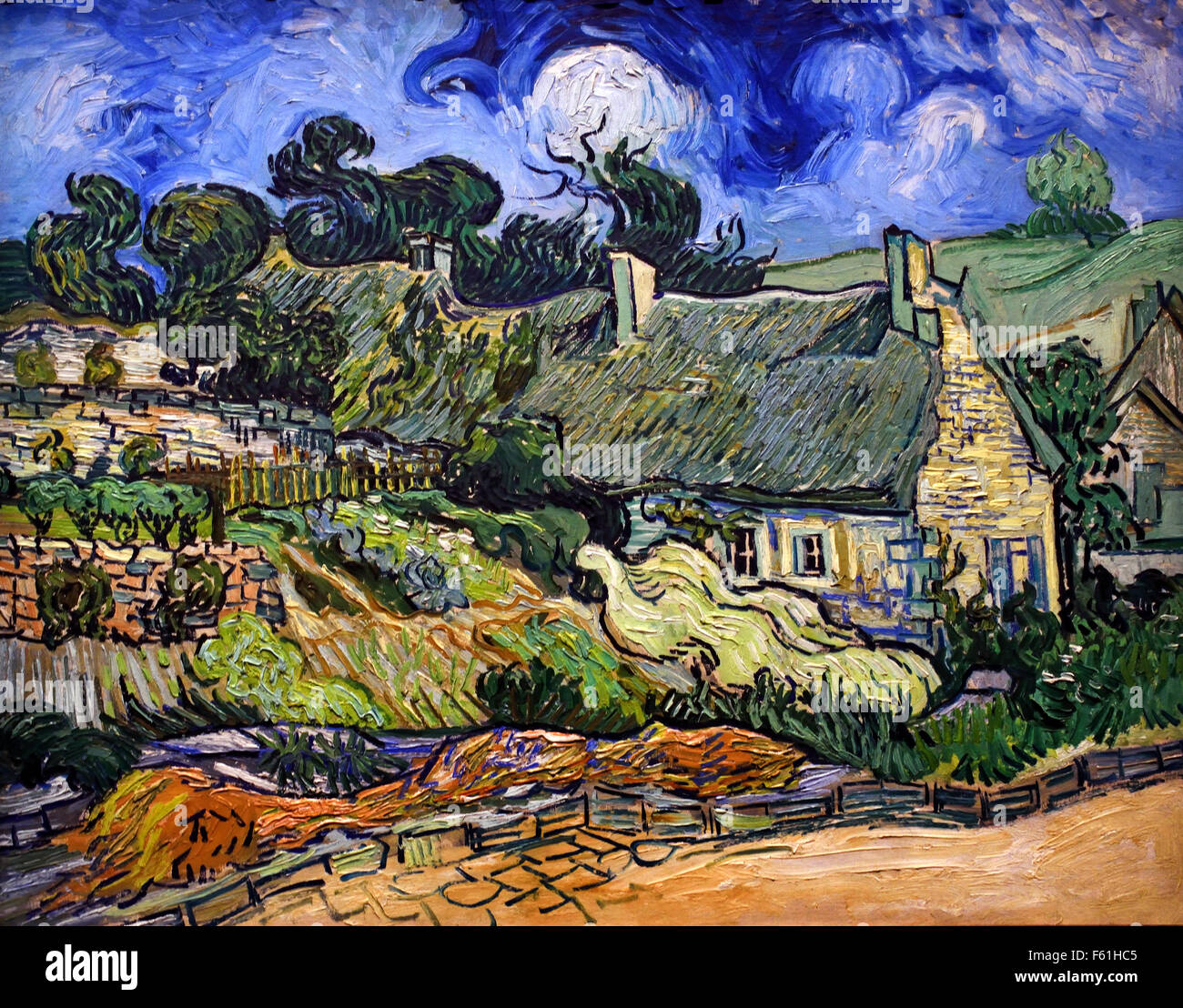 Häuser in Cord Vincent Van Gogh 1853-1890 Niederlande Niederlande Stockfoto