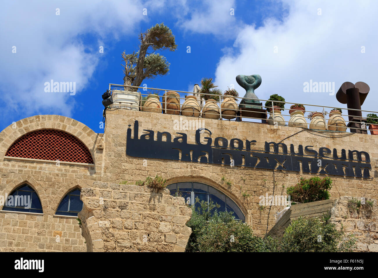 Llana Goor Museum, Kedumim Square, Old Jaffa, Tel Aviv, Israel Stockfoto