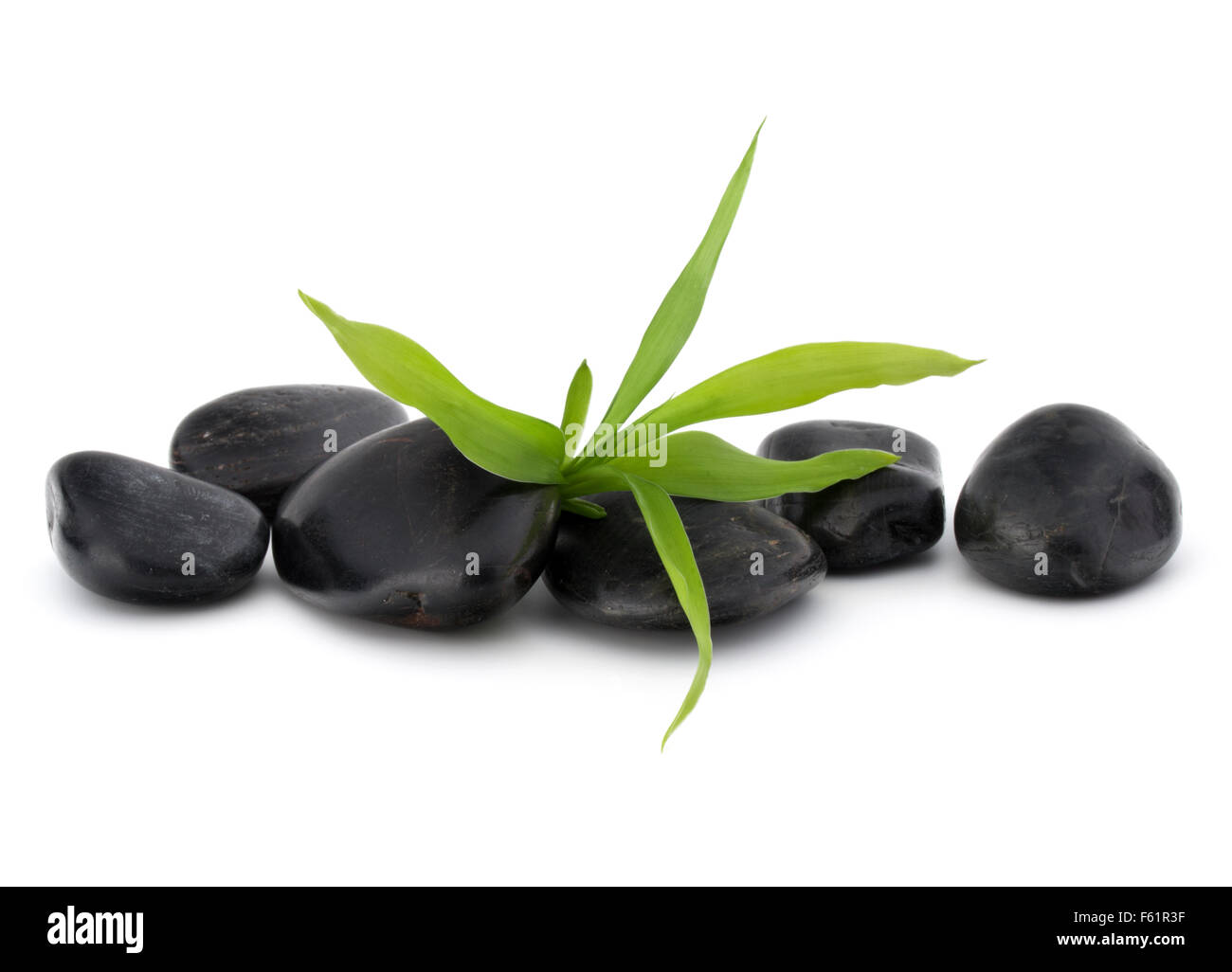 Zen-Kieselsteine. Stein-Wellness und Gesundheit-Konzept. Stockfoto