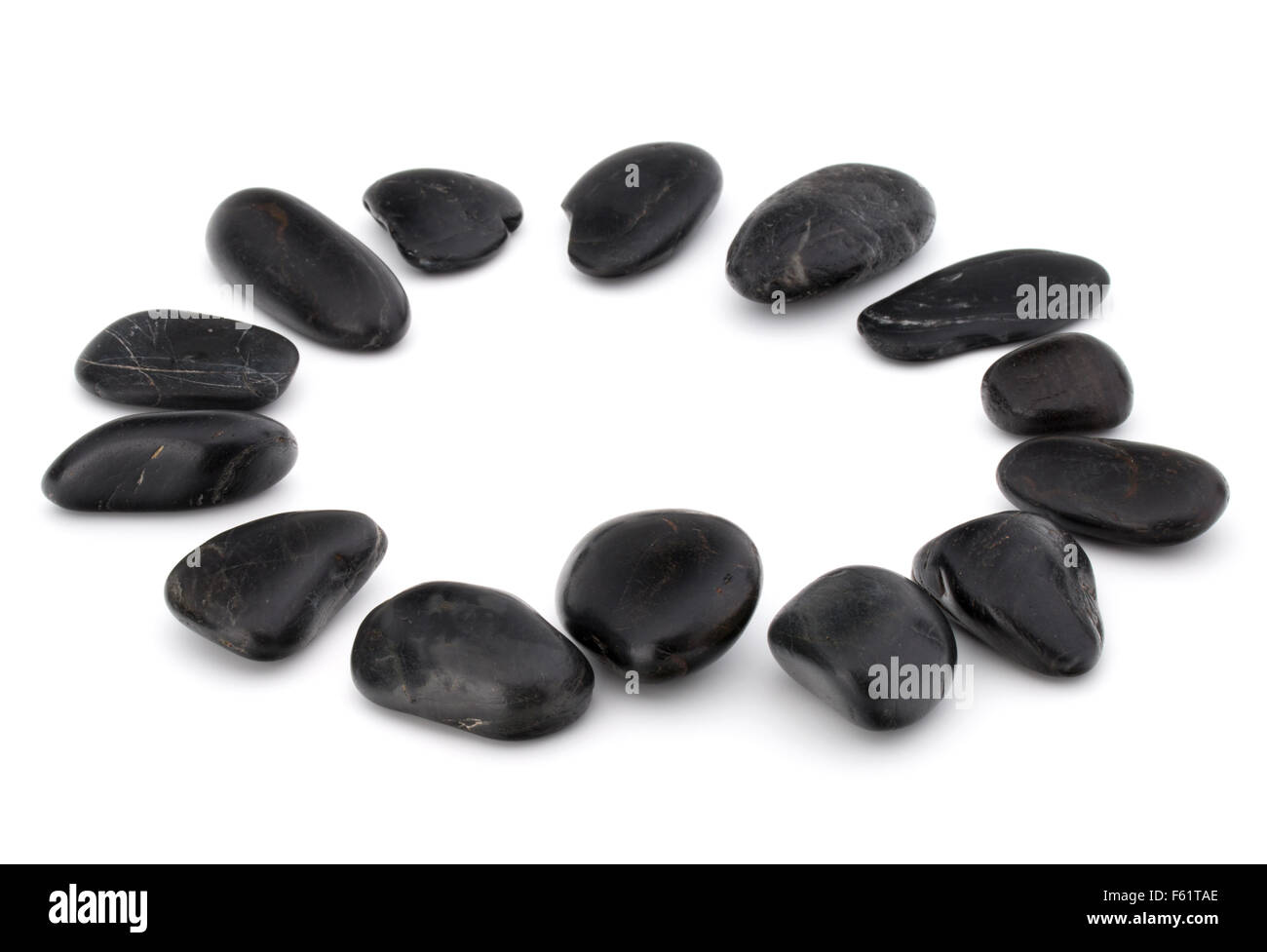 Zen-Kieselsteine. Stein-Wellness und Gesundheit-Konzept. Stockfoto