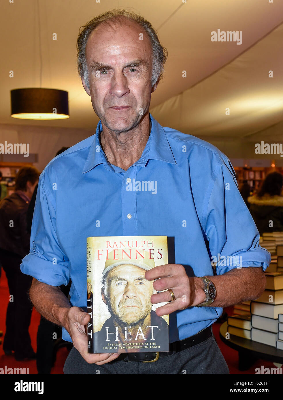 Cheltenham Literaturfestival - Tag 1 Mitwirkende: Sir Ranulph Fiennes wo: Cheltenham, Vereinigtes Königreich bei: 2. Oktober 2015 Stockfoto