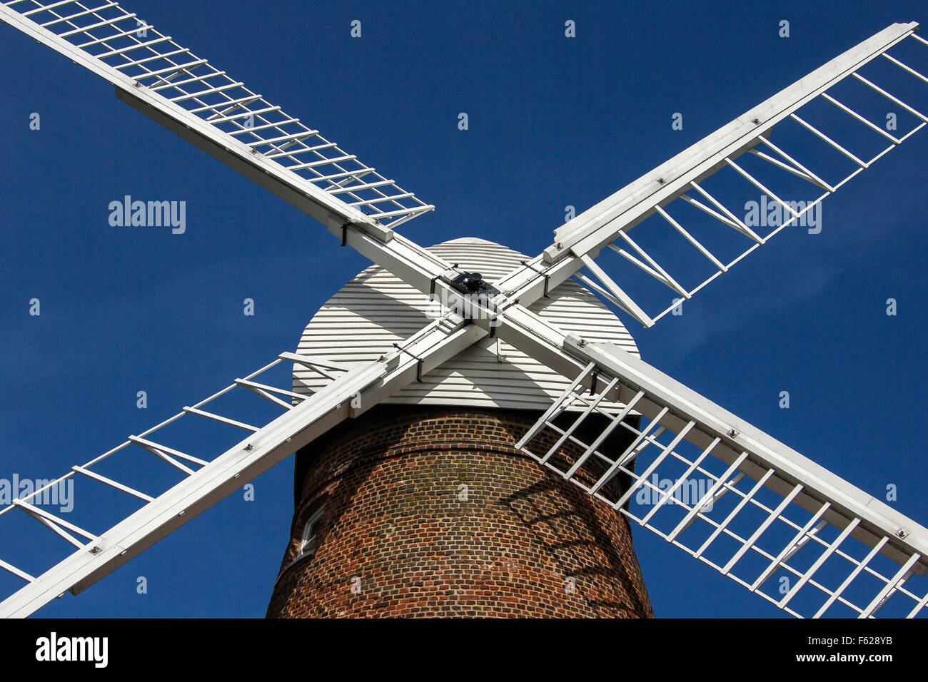 Windmühle in Essex Stockfoto