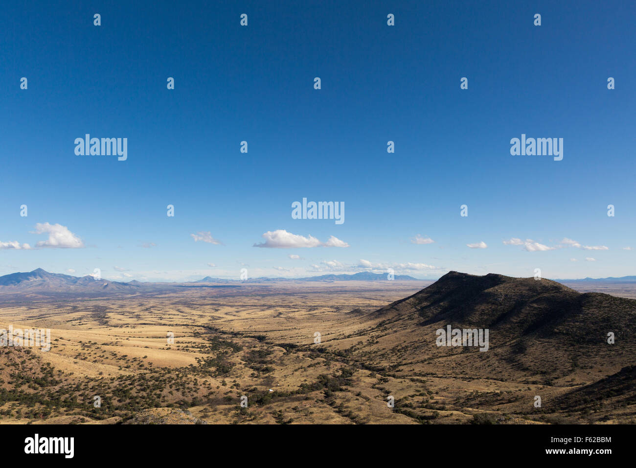 Die Huachuca Mountains und Ausläufern, Süd-Arizona Stockfoto