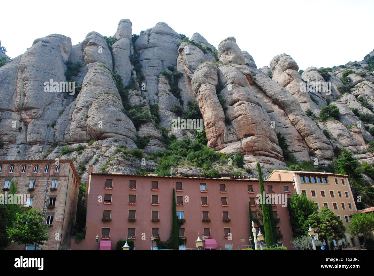 Der Berg Montserrat, Barcelona, Spanien Stockfoto