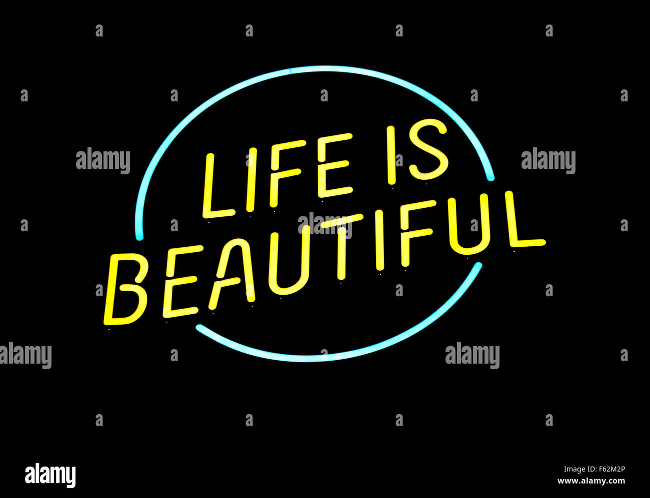 Logo für das "Das Leben ist schön" Festival in Las Vegas, Nevada Stockfoto
