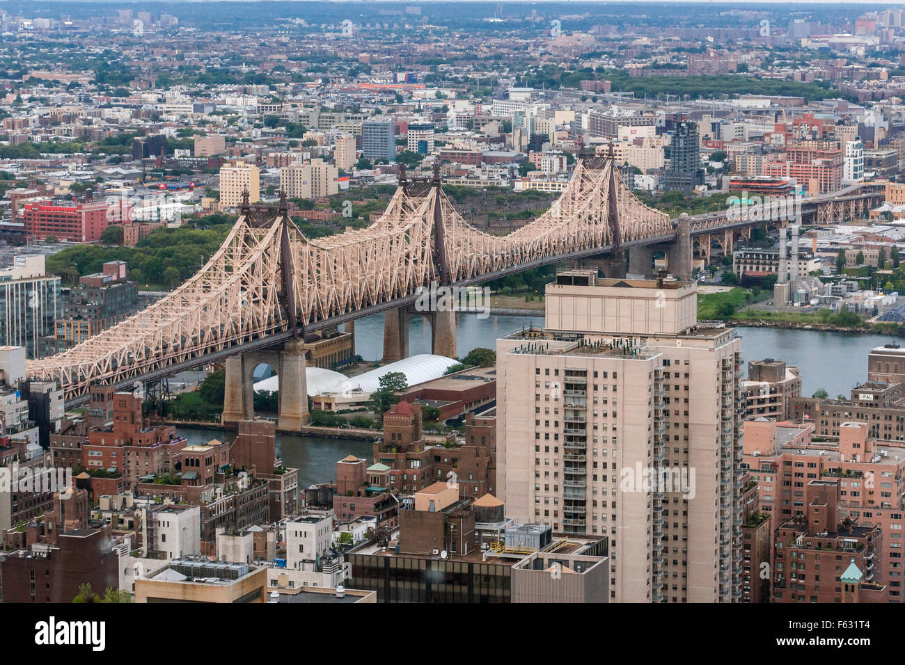 Ed Koch Queensboro Bridge, Queens Borough Brücke, 59th Street Bridge Stockfoto