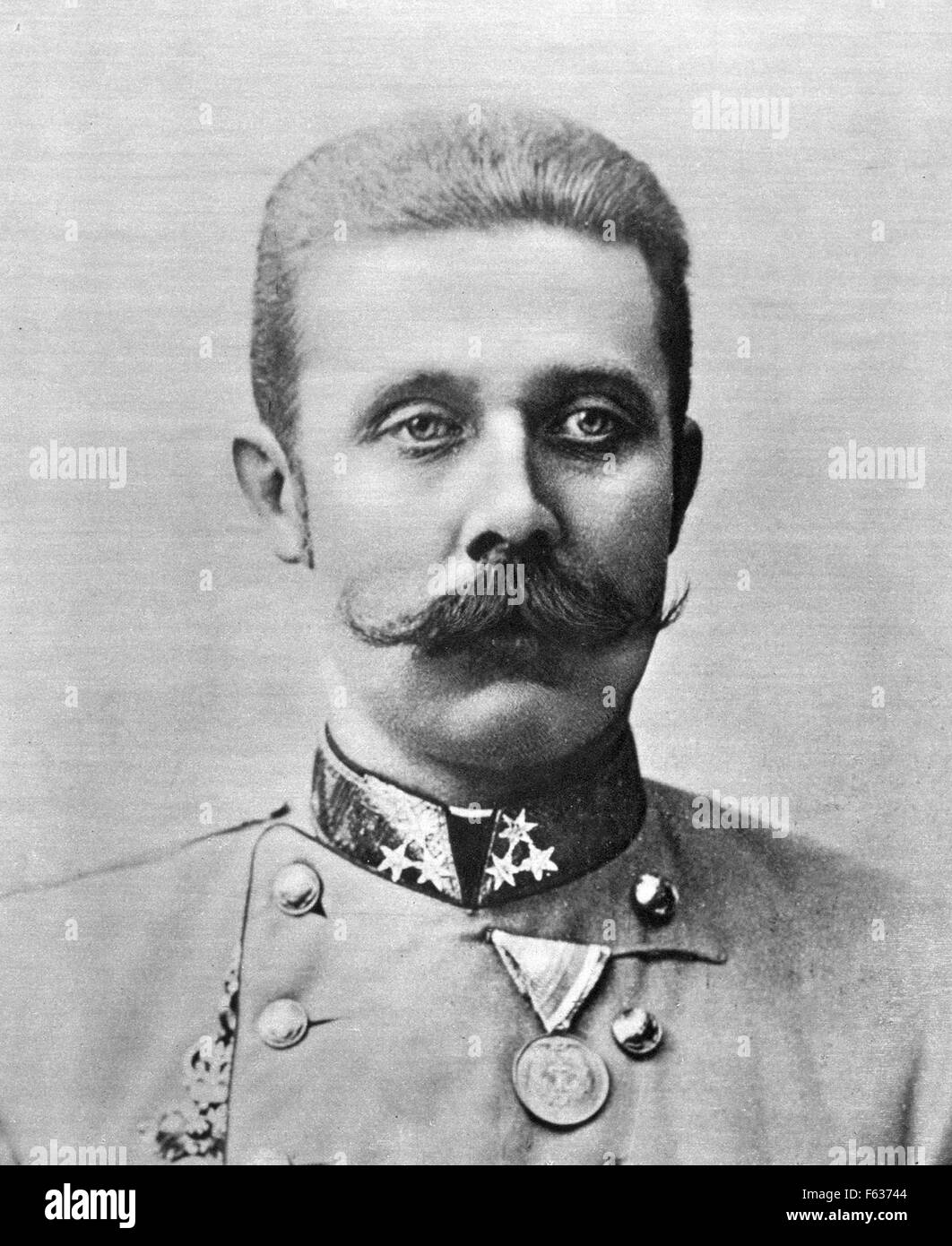 Erzherzog Franz Ferdinand von Österreich Stockfoto