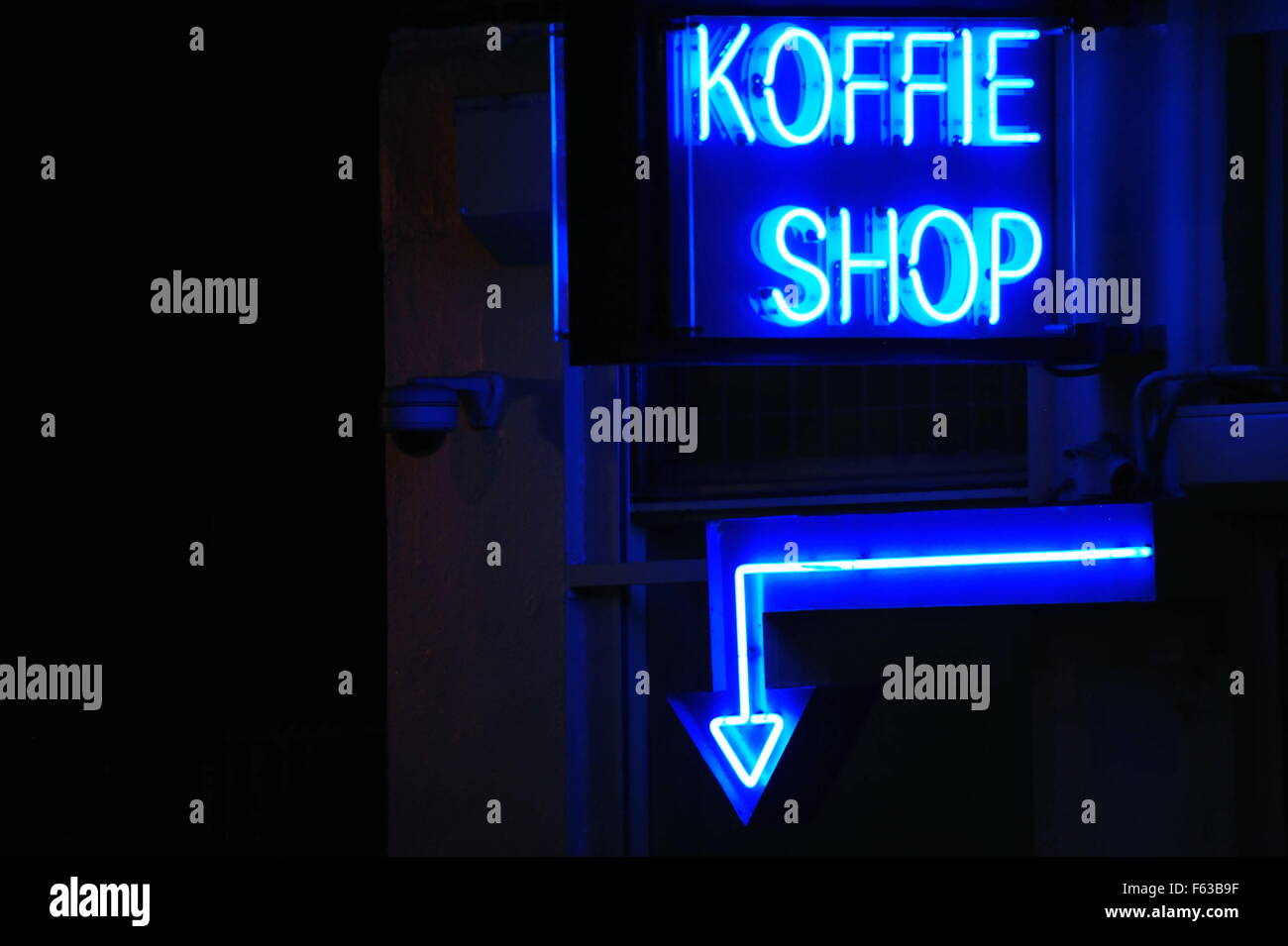 Coffeeshop in Groningen, Holland. Stockfoto