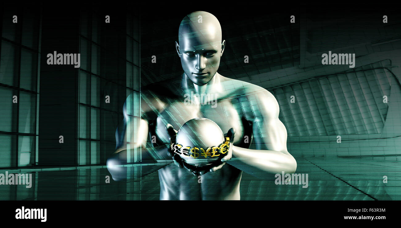 Devisenhandel Forex Devisenmarkt Stockfoto