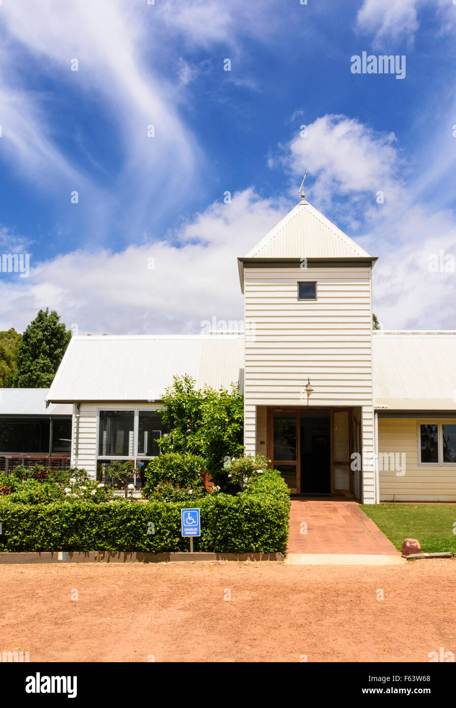 Heu zu vergießen Hill Winery in Wilyabrup in der Margaret River Region von Western Australia Stockfoto
