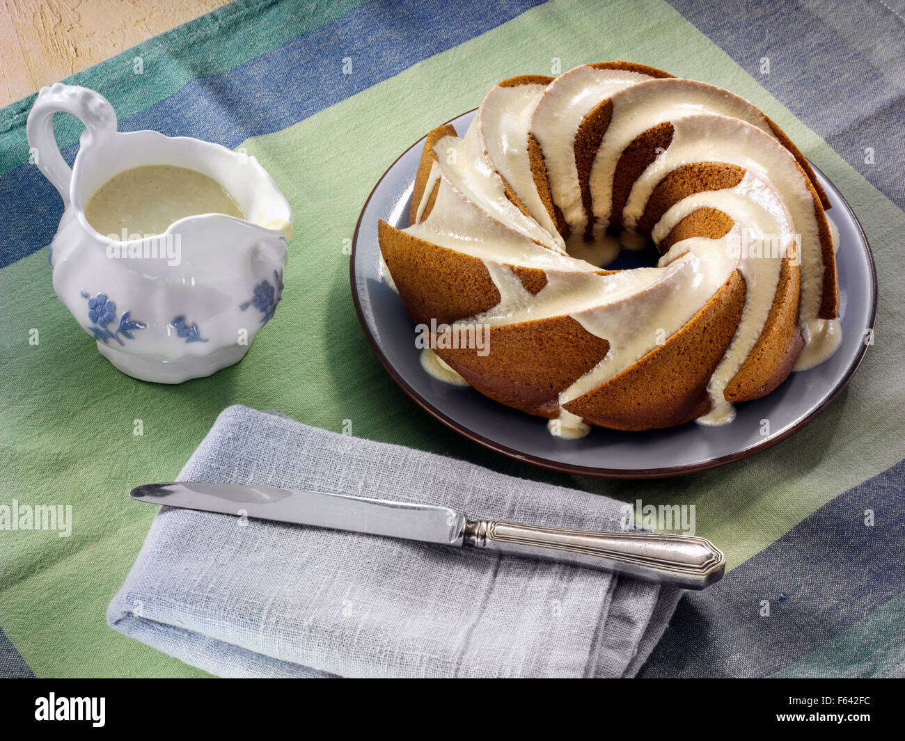 Ingwer Gewürz Gugelhupf Stockfoto