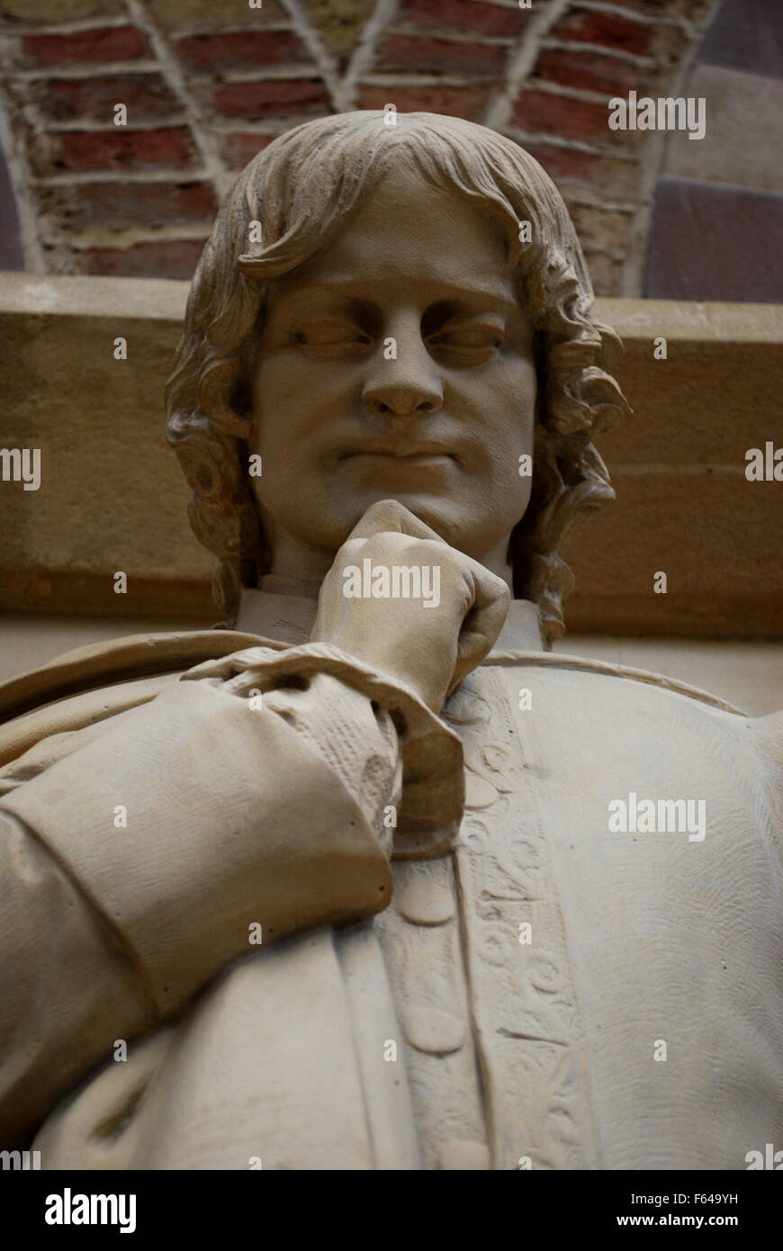 Sir Issac Newton Statue Oxford University Museum of Natural History Stockfoto