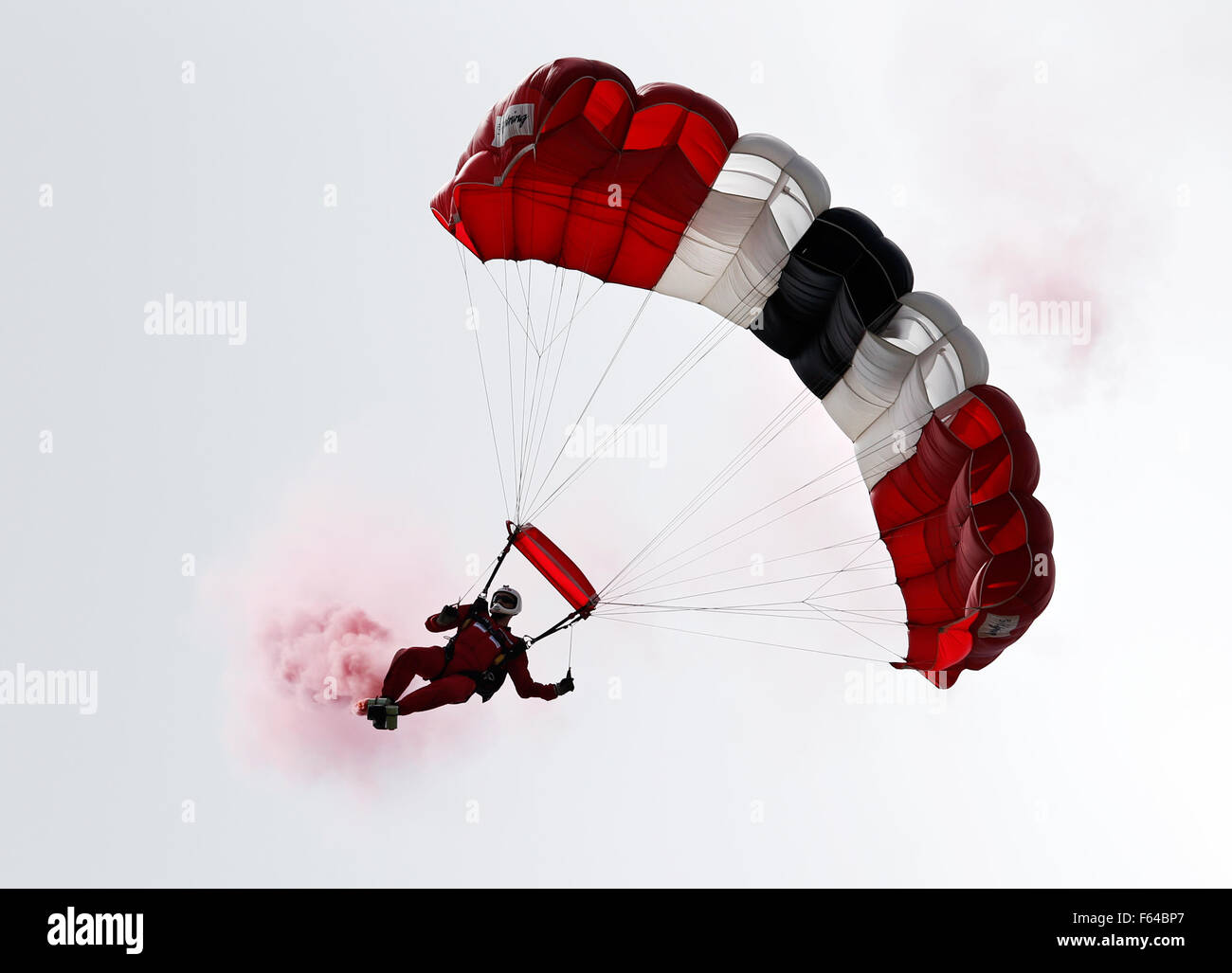 Die roten Teufel - ist das Freifall-Team der Fallschirm Display Team von The Parachute Regiment und die britische Armee Stockfoto