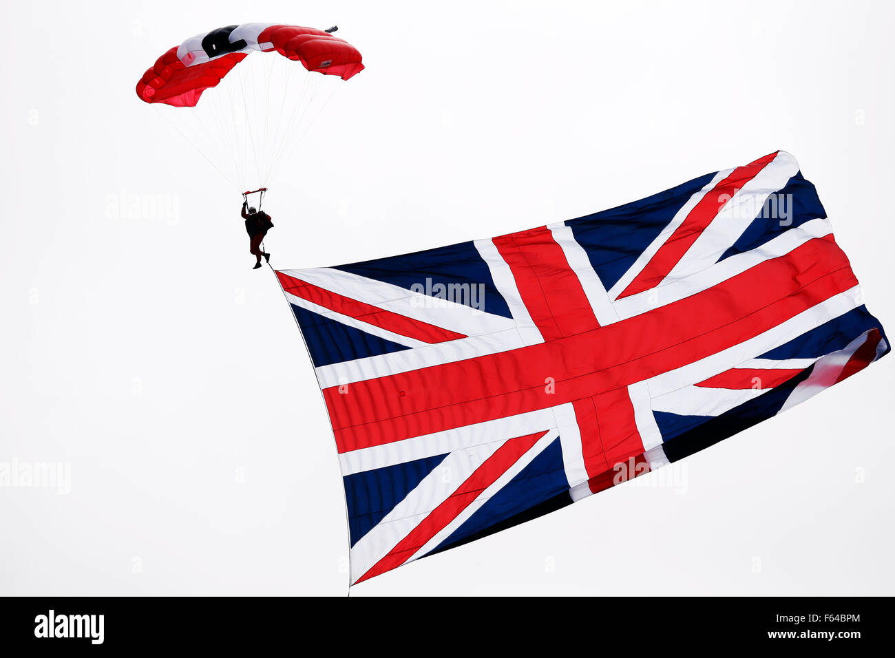 Die roten Teufel - ist das Freifall-Team der Fallschirm Display Team von The Parachute Regiment und die britische Armee Stockfoto
