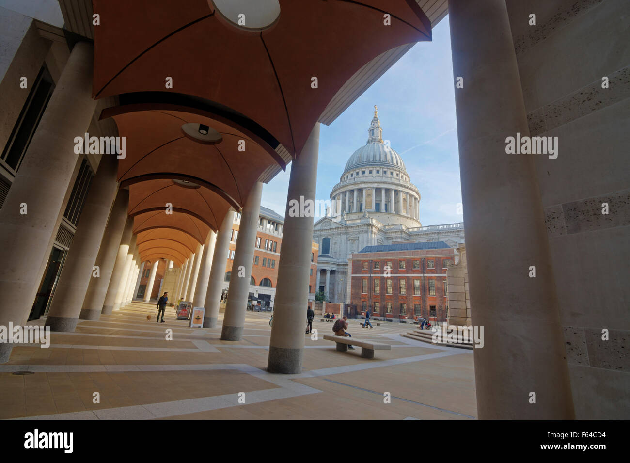 Paternoster Square in der City of London Stockfoto