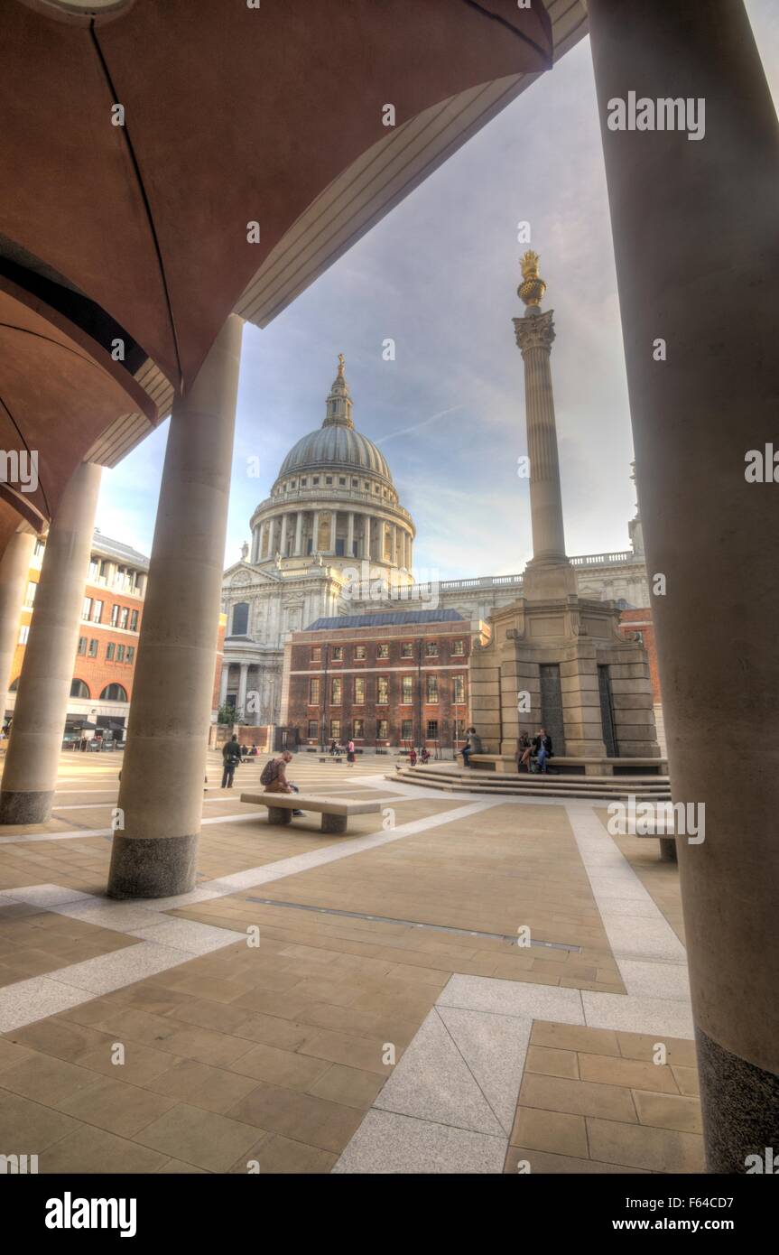 Paternoster Square in der City of London Stockfoto