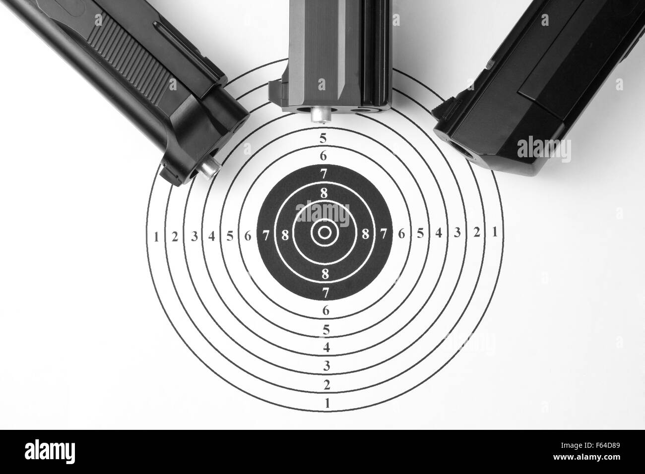 Target And Air Guns Stockfotos Target And Air Guns Bilder