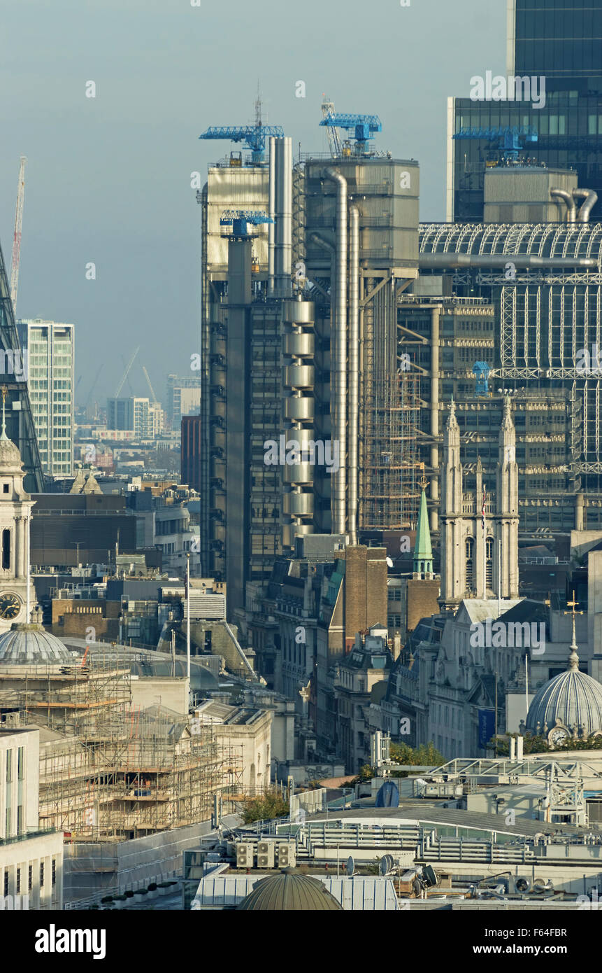 Lloyds building, London Stadt von London Stockfoto