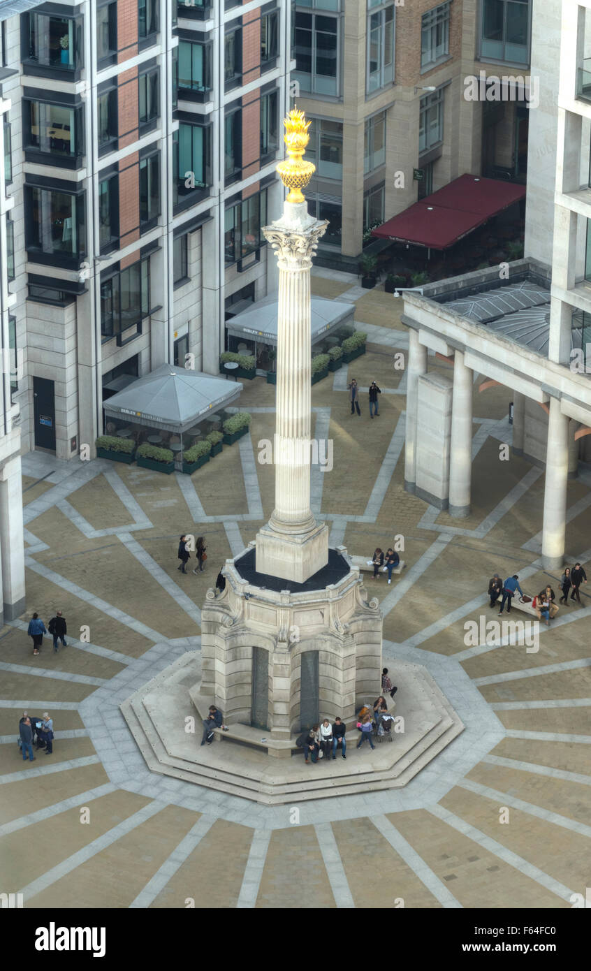 Paternoster Square in der City of London Stockfoto