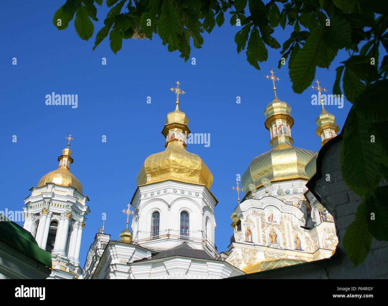 Großen christlichen Tempel des Kiewer Höhlenkloster, Kiew, Ukraine. Auch bekannt als die Kiewer Kloster der Höhlen Stockfoto