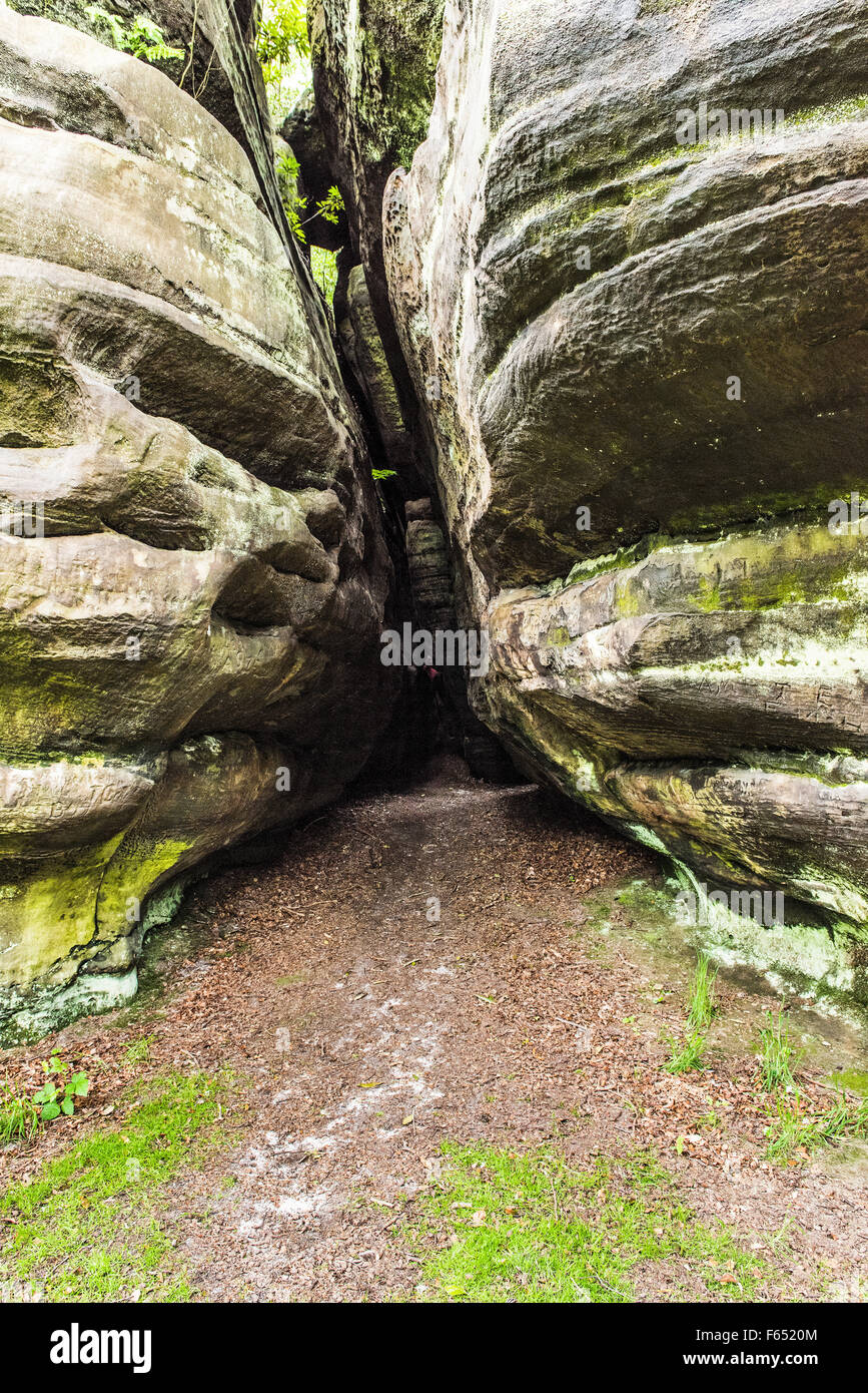 Hohe Felsen in Tunbridge Wells Stockfoto