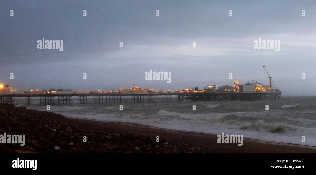 Pier von Brighton, Brighton, Großbritannien 08.11.15 Stockfoto