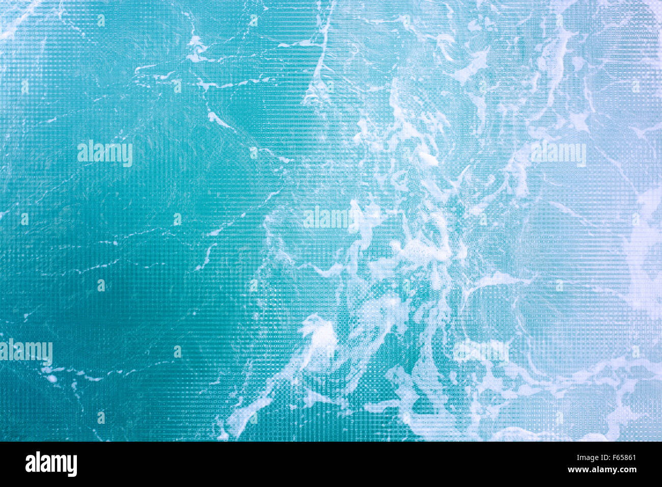 Meerwasser - Textur, blau aqua Stockfoto
