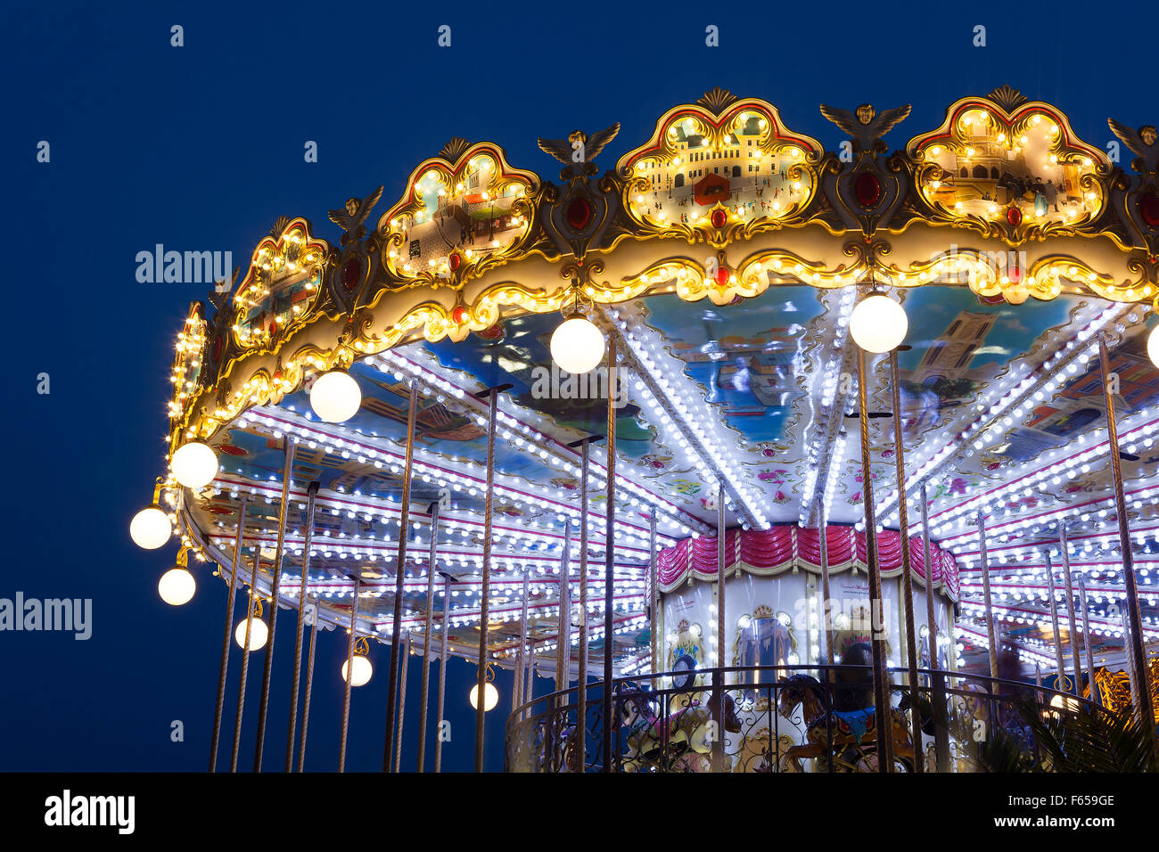 Karussell in Paris, Ile de France, Frankreich Stockfoto